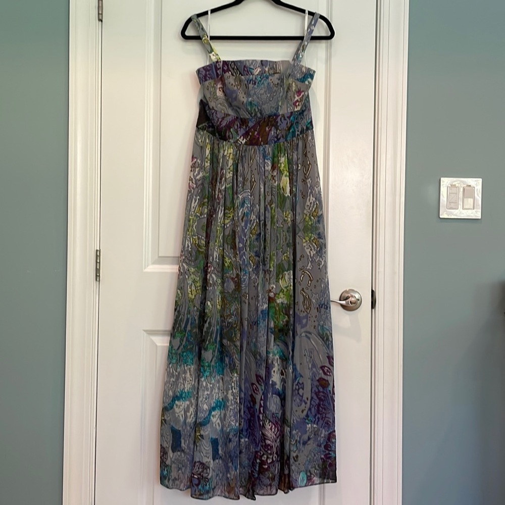 Beautiful silk/cotton maxi dress